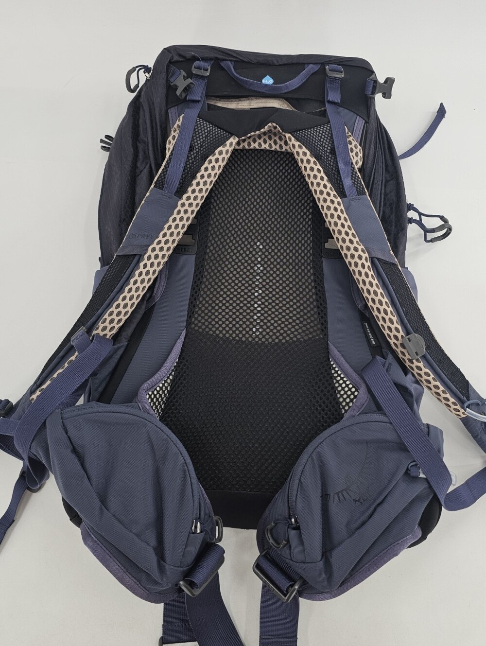 Osprey Mira 22 x-Res Anchor Blue OS Backpack Hike Hydration Sustainable Design - Picture 6 of 14